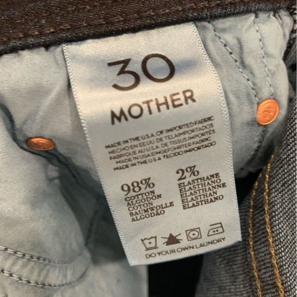 NWT MOTHER Anthropologie The Cruiser Ink& Paper jeans size 30 - Picture 6 of 7